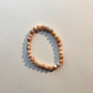 Elegant Marble Bead Bracelet